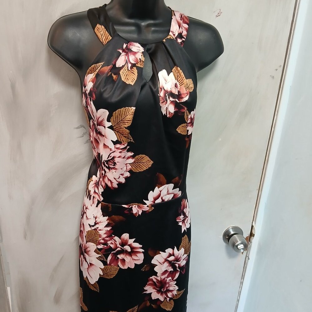 Est 1962 Dreamy Satin Halter Dress